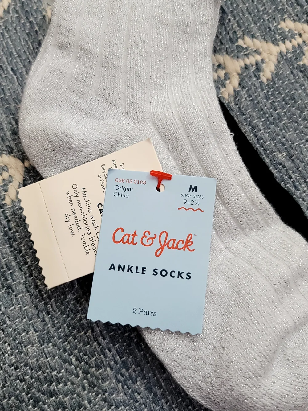 Target Cat & Jack Black and White Ruffle Ankle Socks - 2 Pack